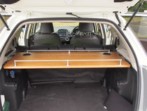 ゴム集成材（積層材）の車内荷室の棚　2012/8/22 | 棚・収納・ラック