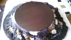 タモ積層材（集成材）のこたつの天板