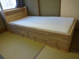 ゴム集成材（積層材）の自作ベッド　2016/5/25 | アイディア作品・クラフト